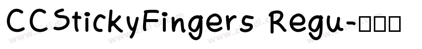 CCStickyFingers Regu字体转换